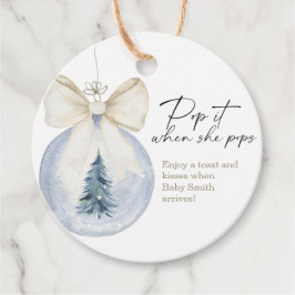 Pop it when she pops elegant Christmas tree フェイバータグ