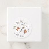 Pop it when she pops! - Hunter Baby shower フェイバータグ (インサイチュ)