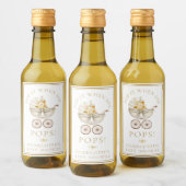 Pop It When She Pops Neutral Carriage Label ワインラベル (ボトル)