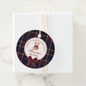 Pop it when she pops Teddy Bear Red Bow フェイバータグ (インサイチュ)