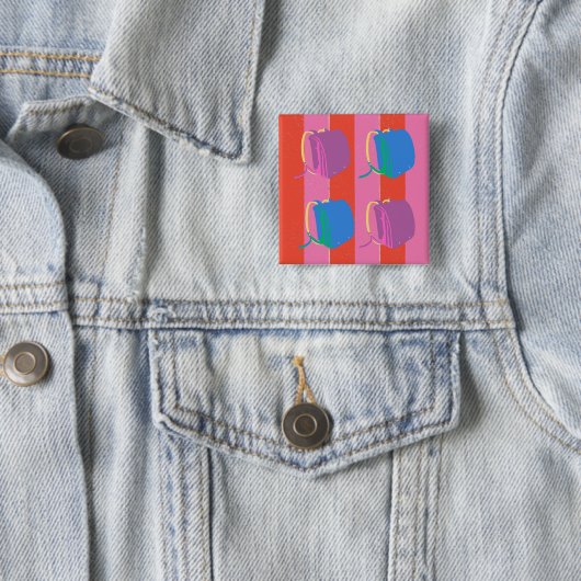 Pop Japanese School Bag 缶バッジ (インサイチュ)