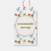 Pop Kanji Dinosaur ギフトタグ (正面)