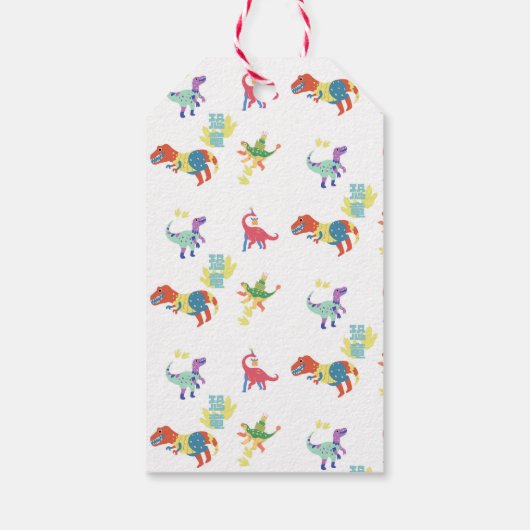 Pop Kanji Dinosaur ギフトタグ (裏面)