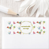 Pop Kanji Dinosaur ラベル (インサイチュ)