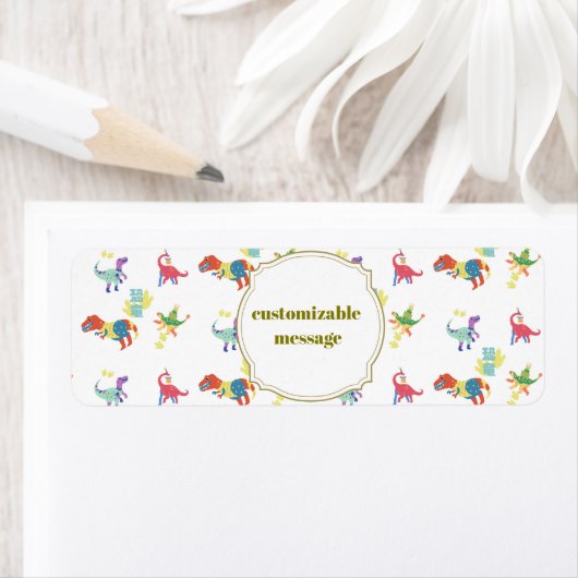 Pop Kanji Dinosaur ラベル (インサイチュ)