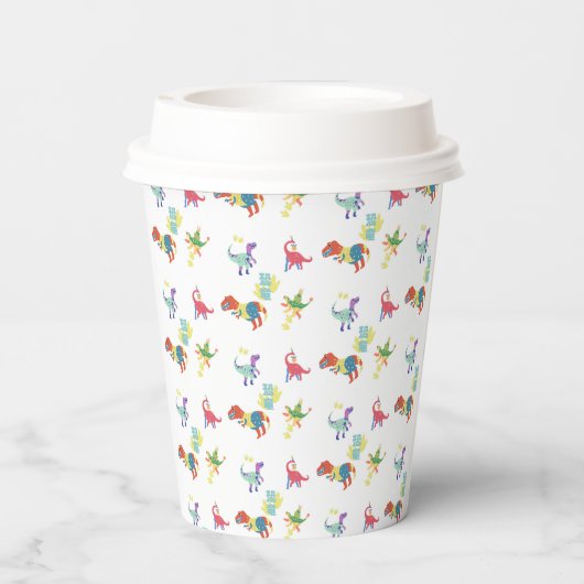 Pop Kanji Dinosaur 紙コップ (裏面)