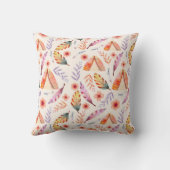 Pop of Joy Throw Pillow クッション (裏面)