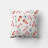 Pop of Joy Throw Pillow クッション (裏面)