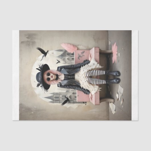 Pop Pink Lady of Ravens 薄葉紙 (正面)