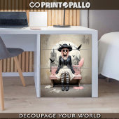 Pop Pink Lady of Ravens 薄葉紙