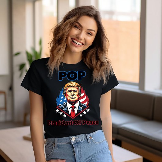 POP - President of Peace Trump Tシャツ