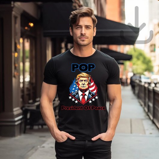 POP - President of Peace Trump Tシャツ