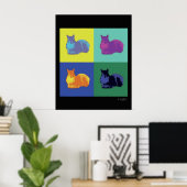 Pop Squirrel Poster ポスター (ホームオフィス)