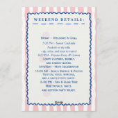 Pop the Bubbly – Bachelorette Weekend Celebration 招待状 (裏面)