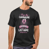 Pop The Champagne Finally Divorced 1 Tシャツ (正面)
