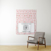 Pop Up Shop Logo Wildflower Branding Display タペストリー (インサイチュ)