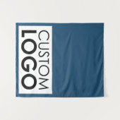Pop Up Shop Table Runner Banner Big Logo Blue タペストリー (正面(横))
