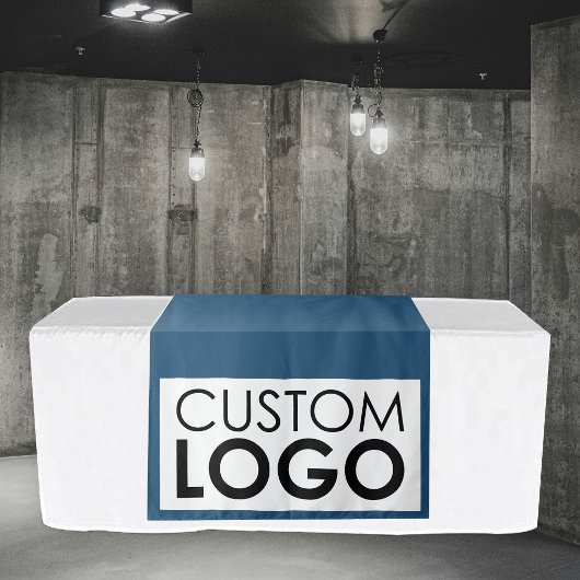 Pop Up Shop Table Runner Banner Big Logo Blue タペストリー