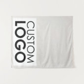 Pop Up Shop Table Runner Banner Big Logo Linen タペストリー (正面(横))