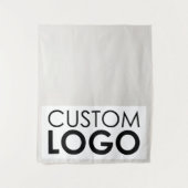 Pop Up Shop Table Runner Banner Big Logo Linen タペストリー (正面)