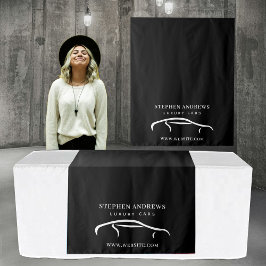 Pop Up Shop Table Runner Banner Business Car Logo タペストリー