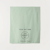 Pop Up Shop Table Runner Banner Business Logo Text タペストリー (正面)