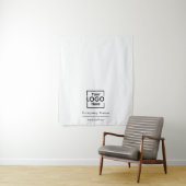 Pop Up Shop Table Runner Banner Business Logo Web タペストリー (インサイチュ)