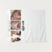 Pop Up Shop Table Runner Banner Business Photos タペストリー (正面(横))