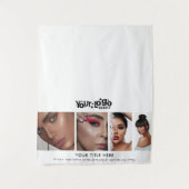 Pop Up Shop Table Runner Banner Business Photos タペストリー (正面)