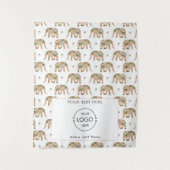 Pop Up Shop Table Runner Banner Logo Exotic タペストリー (正面)