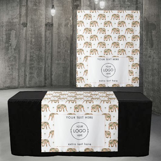 Pop Up Shop Table Runner Banner Logo Exotic タペストリー