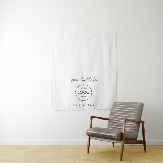 Pop Up Shop Table Runner Banner Logo Fancy Text タペストリー (インサイチュ)