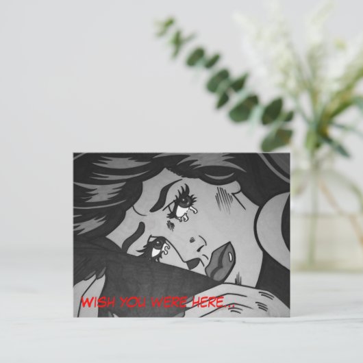 Popartの郵便はがき ポストカード (スタンド正面)