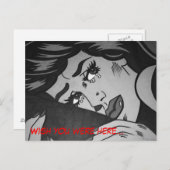 Popartの郵便はがき ポストカード (正面/裏面)