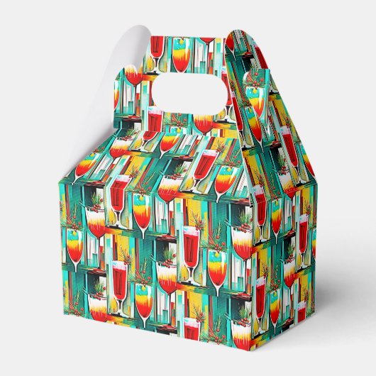 PopArtクリスマスカクテル フェイバーボックス (正面サイド)
