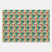 PopArtクリスマスカクテル ラッピングペーパーシート (正面2)