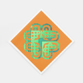 PopArtケルト結び目模様 スタンダードランチョンナプキン (角)