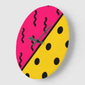 PopArtパターン ラージ壁時計 (傾斜)