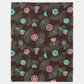 PopArtビニール フリースブランケット (正面)