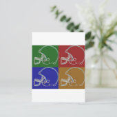 PopArtヘルメット ポストカード (スタンド正面)