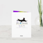 Popart Labノートカード カード (裏面)