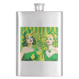 PopArt St Paddy's Pin-up Girls フラスク