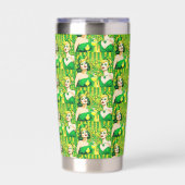 PopArt St Paddy's Pin-up Girls 保温保冷タンブラー (正面)