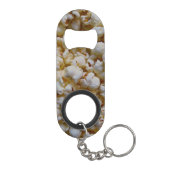 Popcornパーソナライズされたに保関するCALMとテキスト キーホルダー栓抜き (裏面)