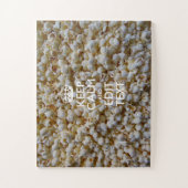 Popcornパーソナライズされたに保関するCALMとテキスト ジグソーパズル (縦)