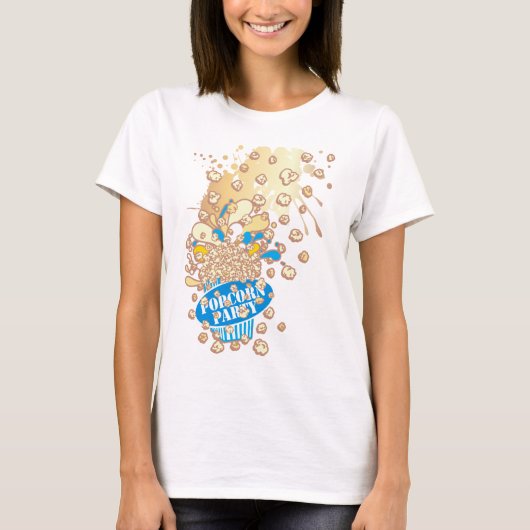 POPCORN_パーティー Tシャツ (正面)