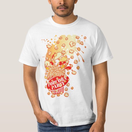 POPCORN_パーティー Tシャツ (正面)