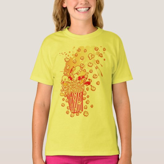 POPCORN_パーティー Tシャツ (正面)