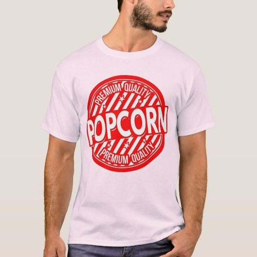 *POPCORN*ラベル上部Tシャツ Tシャツ (正面)