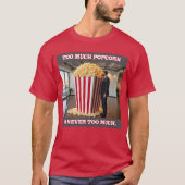 Popcorn Anyone men（鳥）ショウジョウコウカンチョウ赤Tシャツ Tシャツ (正面)